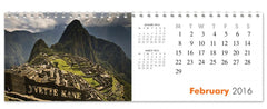 Personalized Around the World Calendar