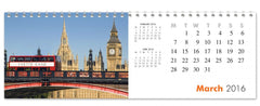 Personalized Around the World Calendar