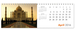 Personalized Around the World Calendar