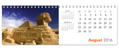 Personalized Around the World Calendar