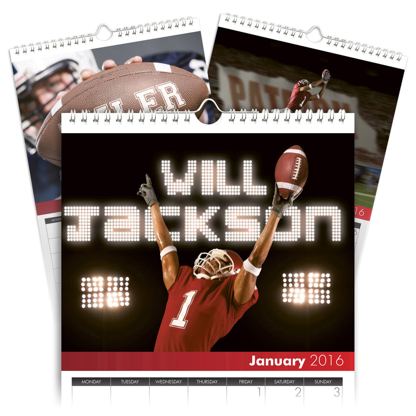 Personalized Football Calendar