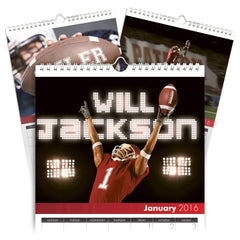 Personalized Football Calendar