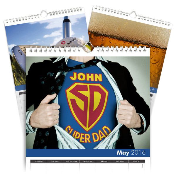 Personalized Best Dad Calendar