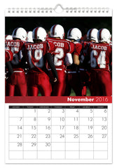 Personalized Football Calendar