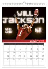 Personalized Football Calendar