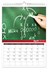 Personalized Football Calendar