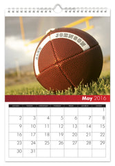 Personalized Football Calendar