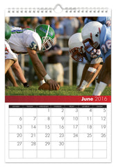 Personalized Football Calendar