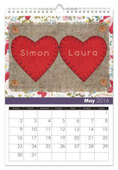 Personalized Anniversary Calendar