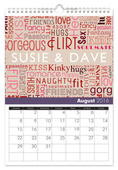 Personalized Anniversary Calendar