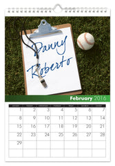 Personalized Baseball Calendar