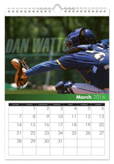 Personalized Baseball Calendar