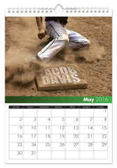 Personalized Baseball Calendar