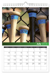 Personalized Baseball Calendar