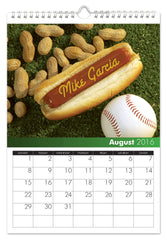 Personalized Baseball Calendar