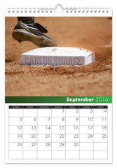 Personalized Baseball Calendar