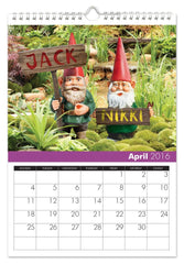 Personalized Family Calendar for 2 Names