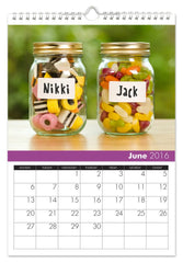 Personalized Family Calendar for 2 Names