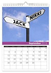 Personalized Family Calendar for 2 Names