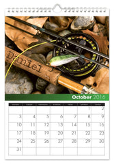 Personalized Fly Fishing Calendar
