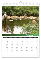 Personalized Fly Fishing Calendar