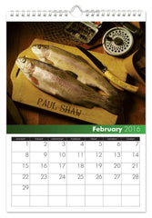 Personalized Fly Fishing Calendar