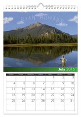 Personalized Fly Fishing Calendar