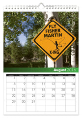 Personalized Fly Fishing Calendar