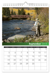 Personalized Fly Fishing Calendar