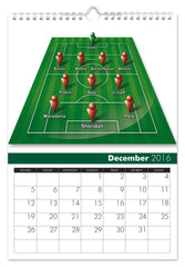 Personalized Soccer Calendar