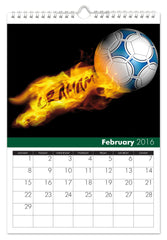 Personalized Soccer Calendar