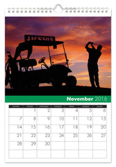 Personalized Golf Calendar