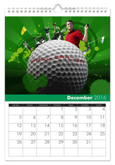 Personalized Golf Calendar