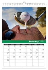 Personalized Golf Calendar