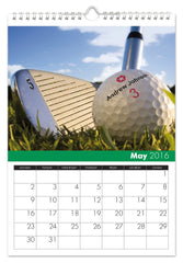 Personalized Golf Calendar