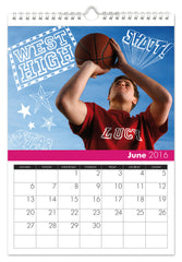 Personalized High School Cool Calendar