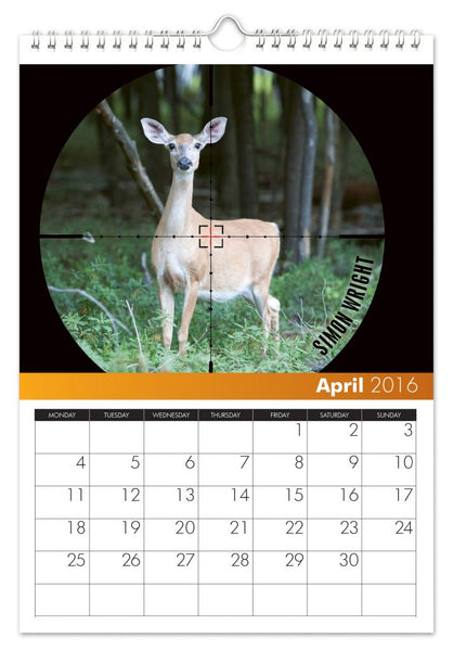 Personalized Hunting Calendar