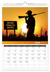 Personalized Hunting Calendar