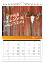 Personalized Hunting Calendar