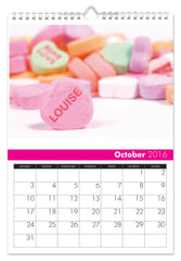 Personalized All Things Pink Calendar