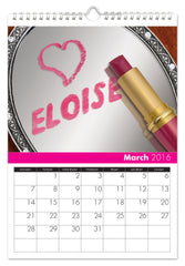 Personalized All Things Pink Calendar