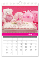 Personalized All Things Pink Calendar