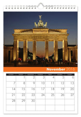 Personalized Around the World Calendar