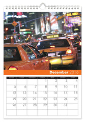 Personalized Around the World Calendar