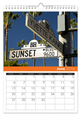 Personalized Around the World Calendar