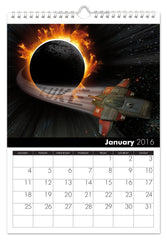 Personalized Sci-Fi Calendar