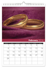 Personalized Wedding Calendar