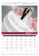 Personalized Wedding Calendar