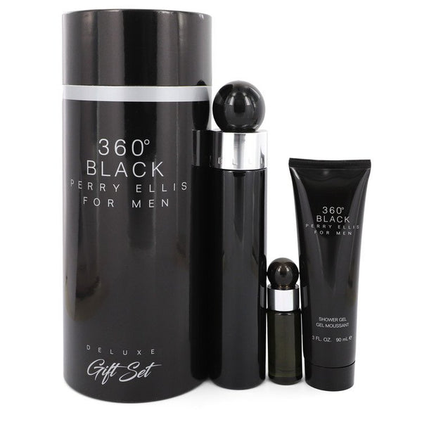 Perry Ellis 360 Black Gift Set By Perry Ellis