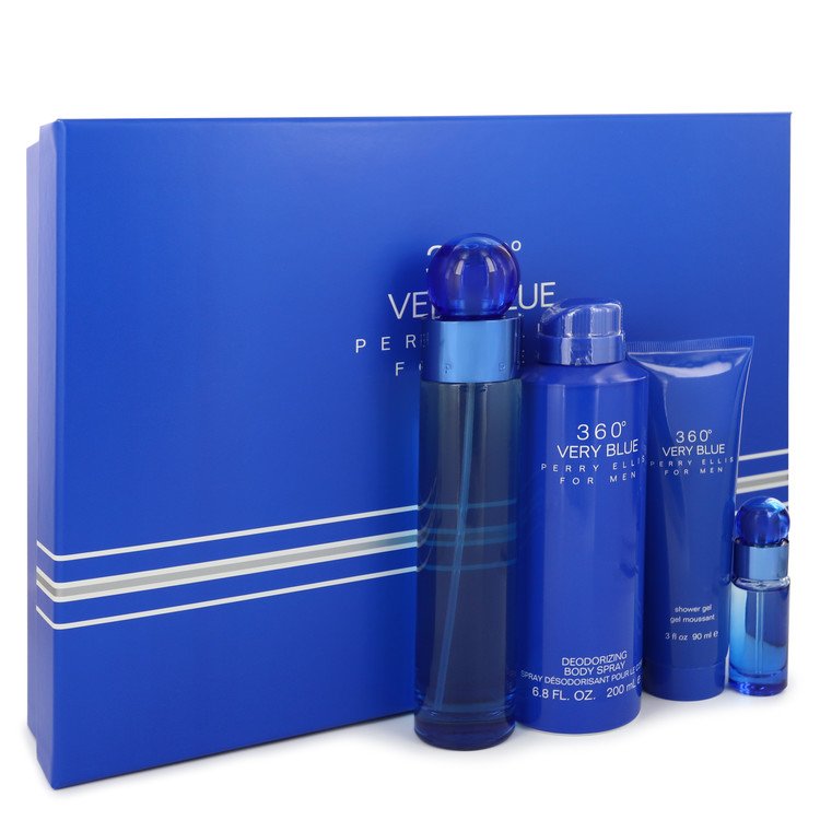 Perry Ellis 360 Very Blue Gift Set By Perry Ellis